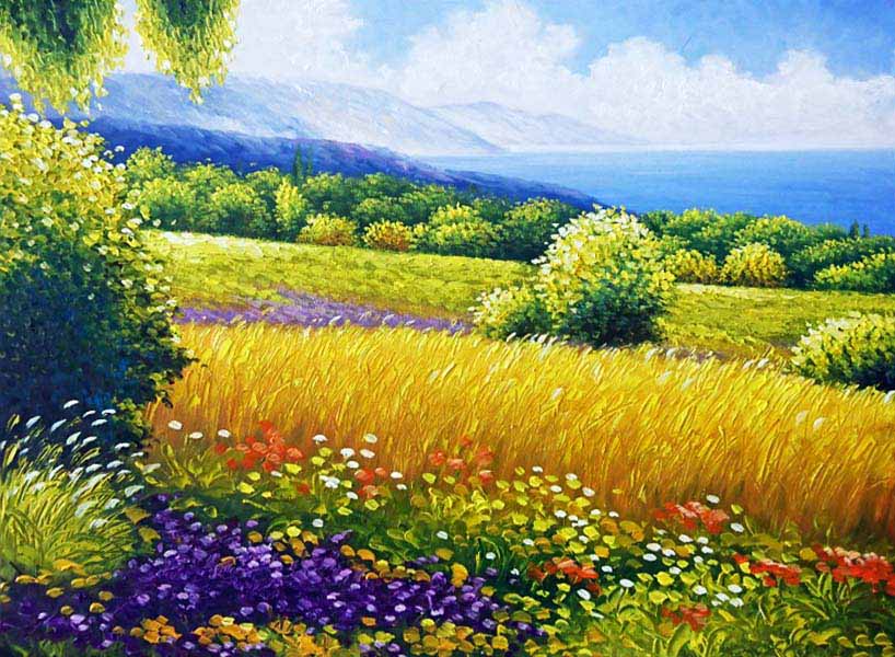 tranh sơn dầu vẽ khổ lớn